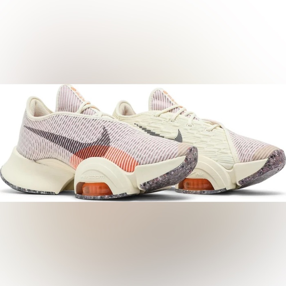 Nike Women's Cream, Pink & Orange Running Sneakers